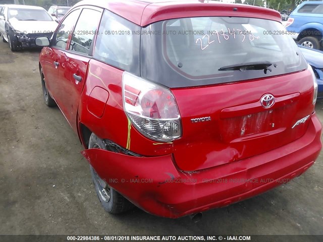 2T1KR32E08C702393 - 2008 TOYOTA COROLLA MATRIX XR RED photo 3