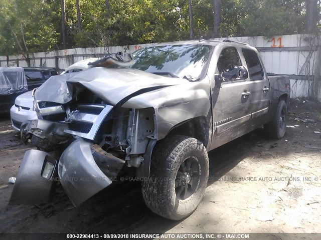 3GCEK13M88G100701 - 2008 CHEVROLET SILVERADO K1500 GRAY photo 2