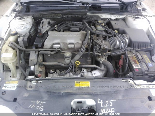 1G2NE12E9XM721172 - 1999 PONTIAC GRAND AM SE WHITE photo 10