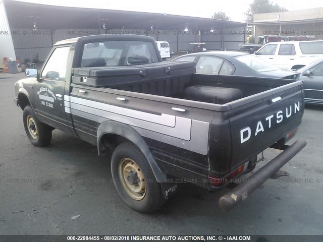 HY720265507 - 1980 DATSUN PICK UP 4X4  BLACK photo 3