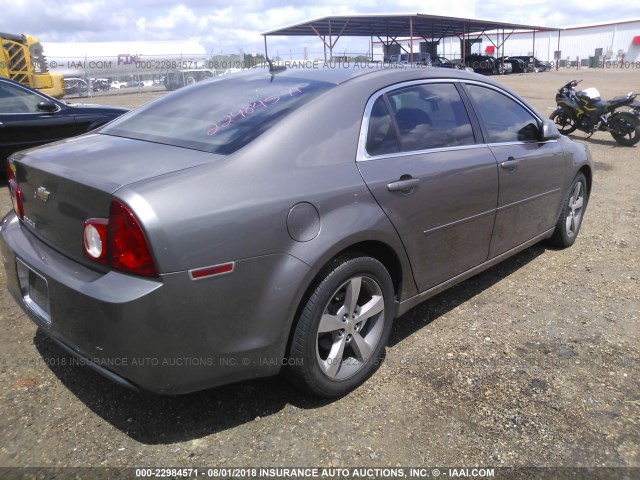 1G1ZC5E17BF111649 - 2011 CHEVROLET MALIBU 1LT ოქროსფერი ფოტო 4