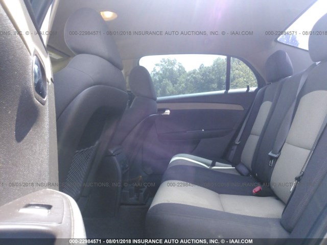 1G1ZC5E17BF111649 - 2011 CHEVROLET MALIBU 1LT ოქროსფერი ფოტო 8