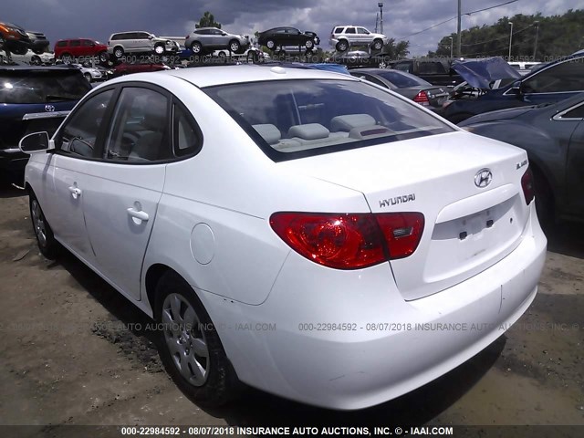 KMHDU46D69U589807 - 2009 HYUNDAI ELANTRA GLS/SE WHITE photo 3