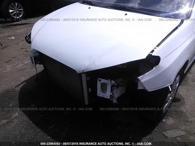 KMHDU46D69U589807 - 2009 HYUNDAI ELANTRA GLS/SE WHITE photo 6