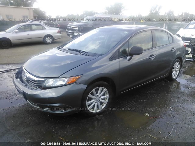 19XFB2F91CE041089 - 2012 HONDA CIVIC EXL 灰色 照片 2
