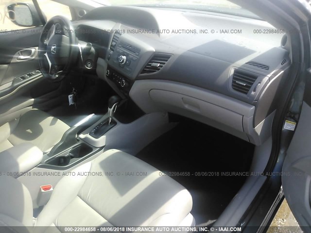 19XFB2F91CE041089 - 2012 HONDA CIVIC EXL 灰色 照片 5