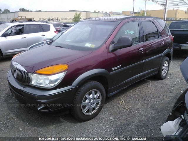 3G5DB03E83S585966 - 2003 BUICK RENDEZVOUS CX/CXL MAROON photo 2