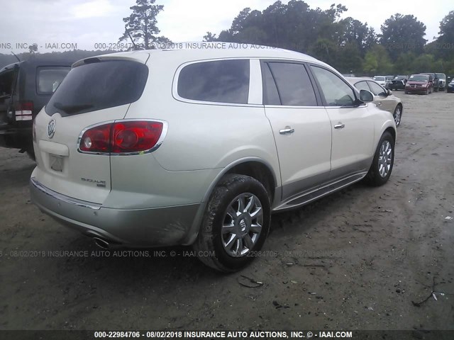 5GAKRCED6BJ401806 - 2011 BUICK ENCLAVE CXL 奶油色 照片 4