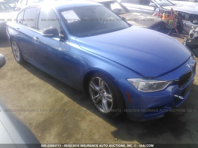 WBA3C1G54DNR45745 - 2013 BMW 328 I SULEV BLUE photo 1