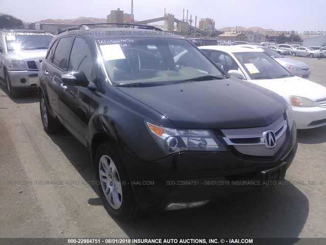 2HNYD28619H532372 - 2009 ACURA MDX TECHNOLOGY BLACK photo 1