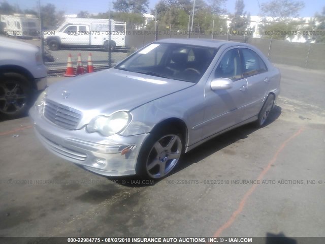 WDBRF54H96A829962 - 2006 MERCEDES-BENZ C GENERATION 2006 280 SILVER photo 2