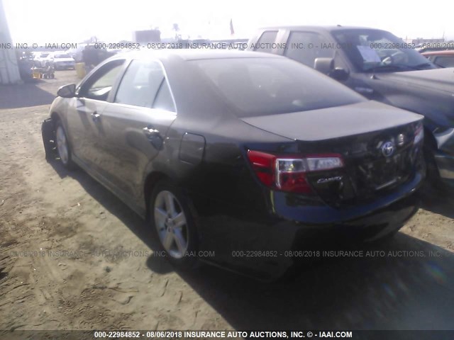 4T1BF1FK2EU422370 - 2014 TOYOTA CAMRY L/SE/LE/XLE 黑色 照片 3