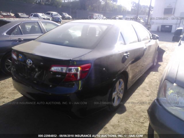 4T1BF1FK2EU422370 - 2014 TOYOTA CAMRY L/SE/LE/XLE 黑色 照片 4