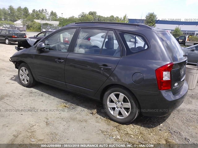 KNAFG526577103823 - 2007 KIA RONDO LX/EX GRAY photo 3