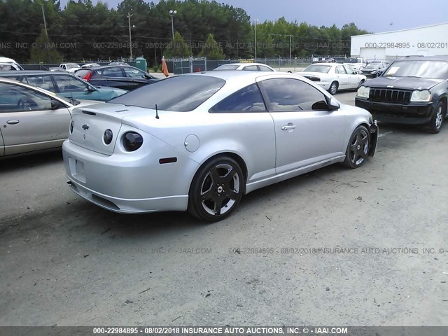 1G1AP14P867810014 - 2006 CHEVROLET COBALT SS SUPERCHARGED SILVER photo 4