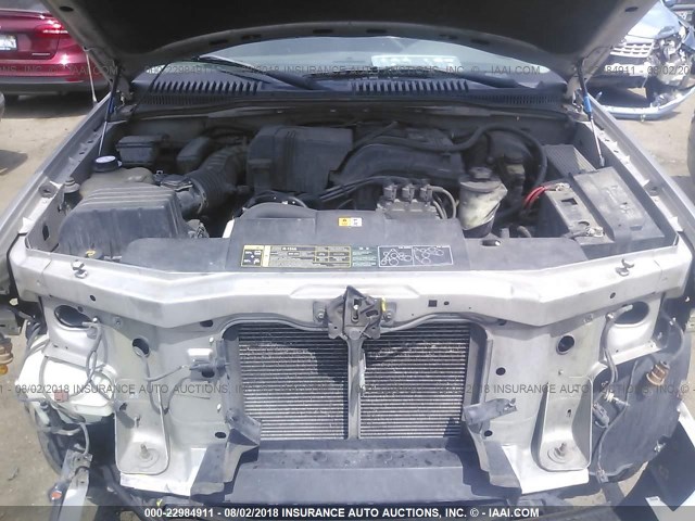 1FMZU63K83ZA31830 - 2003 FORD EXPLORER XLT/XLT SPORT/NBX ვერცხლისფერი ფოტო 10