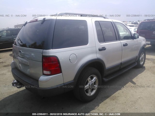 1FMZU63K83ZA31830 - 2003 FORD EXPLORER XLT/XLT SPORT/NBX ვერცხლისფერი ფოტო 4