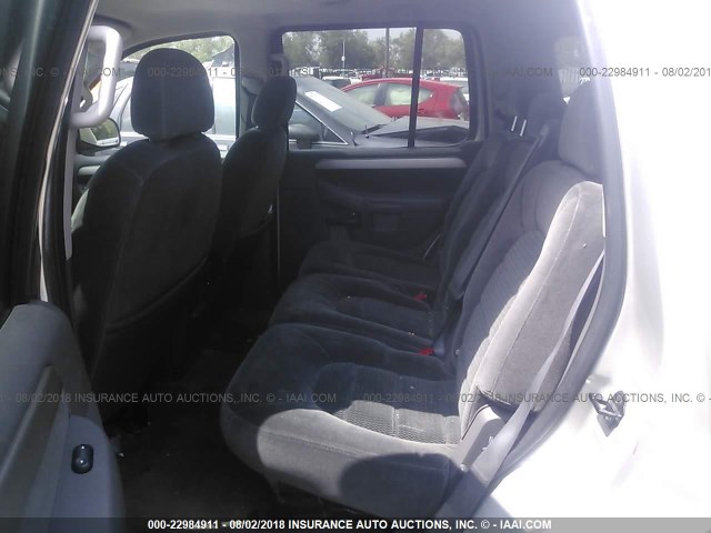 1FMZU63K83ZA31830 - 2003 FORD EXPLORER XLT/XLT SPORT/NBX ვერცხლისფერი ფოტო 8