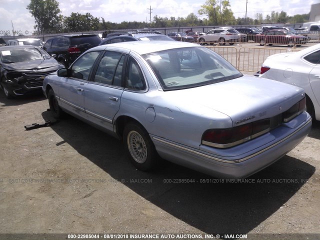 2FALP74W5VX173558 - 1997 FORD CROWN VICTORIA LX Light Blue photo 3