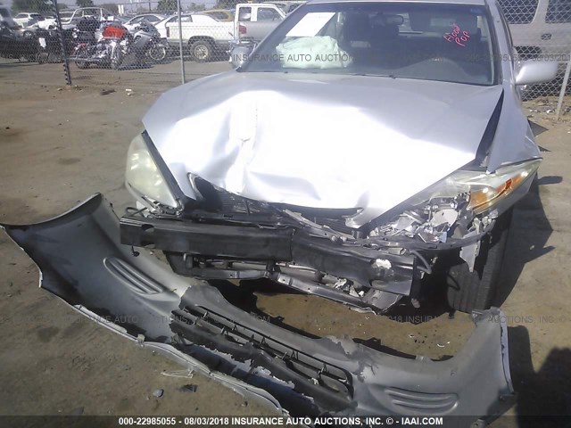 4T1BE32K63U755169 - 2003 TOYOTA CAMRY LE/XLE/SE SILVER photo 6