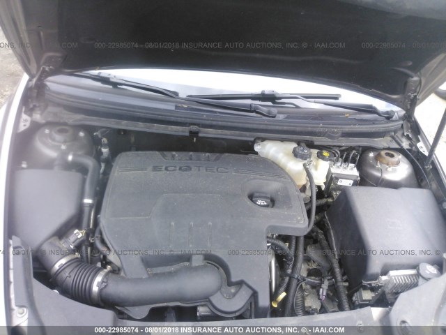 1G1ZC5E13BF251889 - 2011 CHEVROLET MALIBU 1LT GRAY photo 10