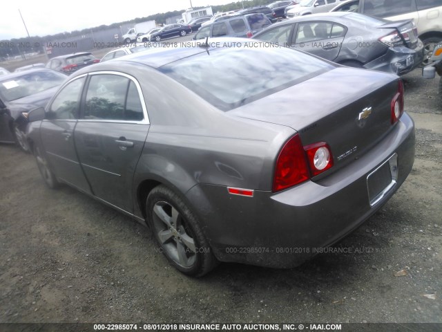 1G1ZC5E13BF251889 - 2011 CHEVROLET MALIBU 1LT GRAY photo 3
