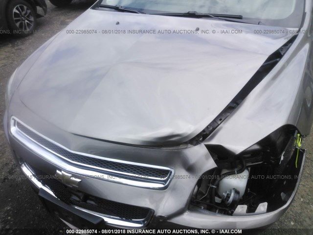 1G1ZC5E13BF251889 - 2011 CHEVROLET MALIBU 1LT GRAY photo 6