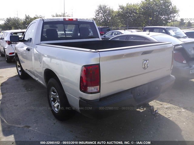 3C6JR6AP6DG504800 - 2013 RAM 1500 ST SILVER photo 3