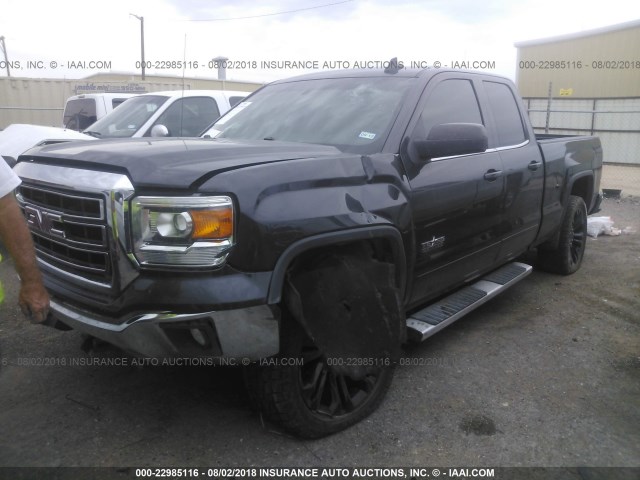 1GTR1UEH7FZ224283 - 2015 GMC SIERRA C1500 SLE GRAY photo 2