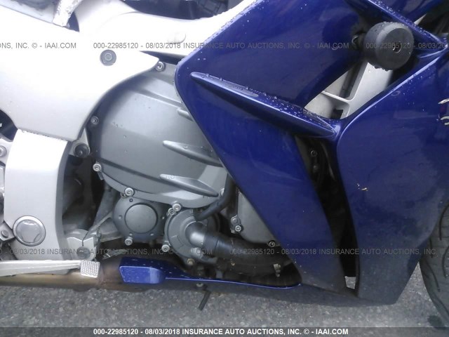 JYARP09E65A001362 - 2005 YAMAHA FJR1300 A BLUE photo 8