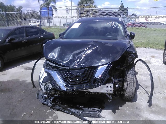 5N1AZ2MGXHN123490 - 2017 NISSAN MURANO S/SL/SV/PLATINUM BLACK photo 6