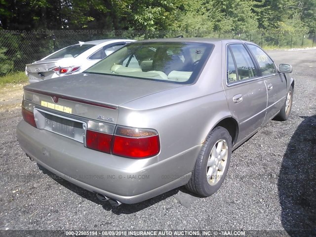 1G6KS54Y41U280289 - 2001 CADILLAC SEVILLE SLS TAN photo 4