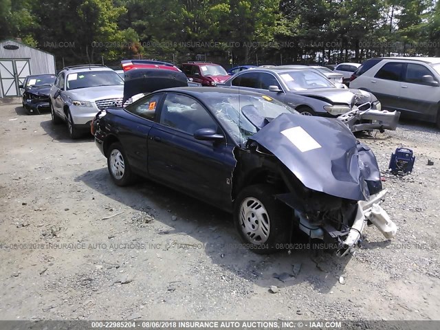 1G8ZR1279XZ257171 - 1999 SATURN SC2 BLUE photo 1