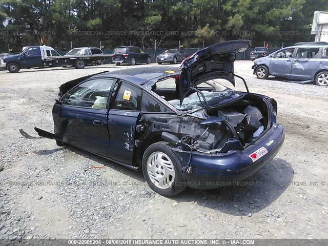 1G8ZR1279XZ257171 - 1999 SATURN SC2 BLUE photo 3