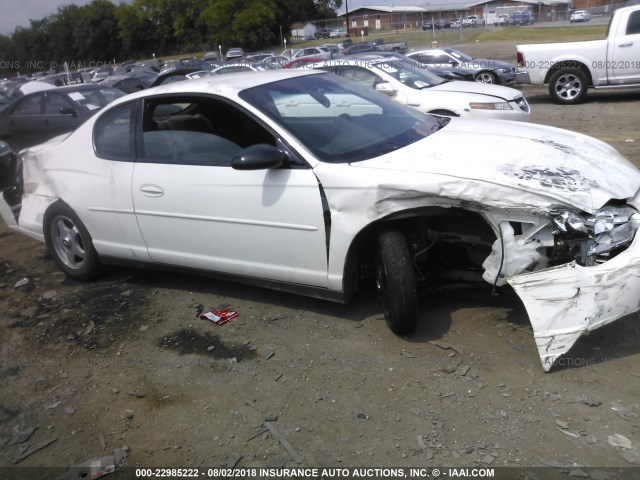 2G1WW12E749152188 - 2004 CHEVROLET MONTE CARLO LS 白色 照片 6