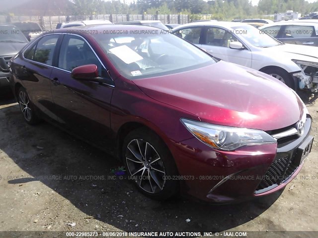 4T1BF1FK0HU616514 - 2017 TOYOTA CAMRY LE/XLE/SE/XSE 栗色 照片 1