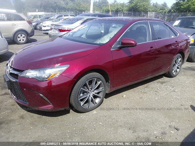 4T1BF1FK0HU616514 - 2017 TOYOTA CAMRY LE/XLE/SE/XSE 栗色 照片 2