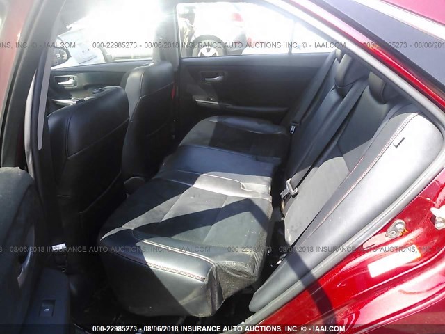 4T1BF1FK0HU616514 - 2017 TOYOTA CAMRY LE/XLE/SE/XSE 栗色 照片 8