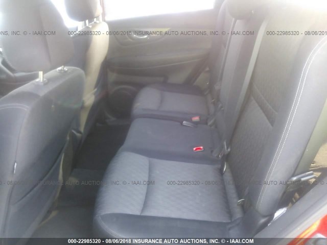 JN8AT2MT5HW396001 - 2017 NISSAN ROGUE S/SL/SV RED photo 8