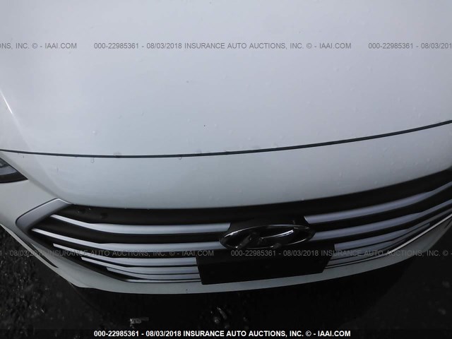 5NPD84LF0JH240283 - 2018 HYUNDAI ELANTRA SEL/VALUE/LIMITED WHITE photo 6