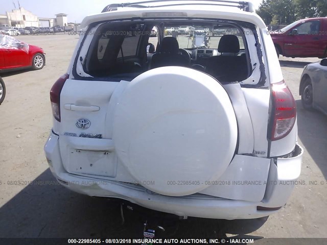 JTMBK32V576024220 - 2007 TOYOTA RAV4 SPORT WHITE photo 6