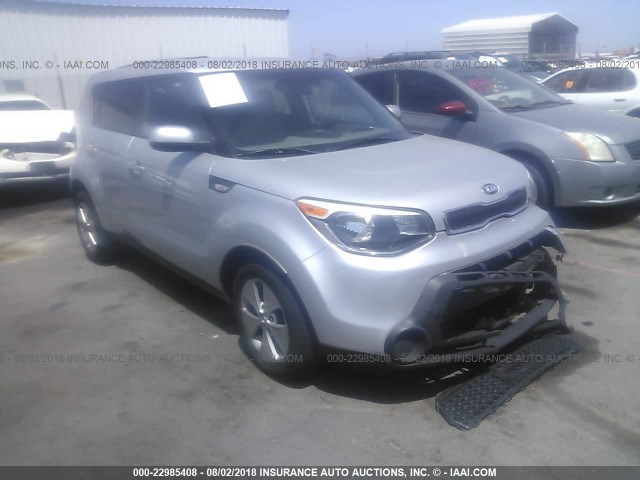 KNDJN2A22E7726202 - 2014 KIA SOUL SILVER photo 1