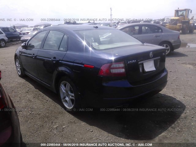 19UUA66228A051226 - 2008 ACURA TL BLUE photo 3