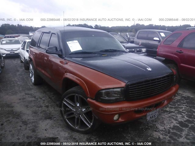 1D4HR38N63F514336 - 2003 DODGE DURANGO SPORT ORANGE photo 1