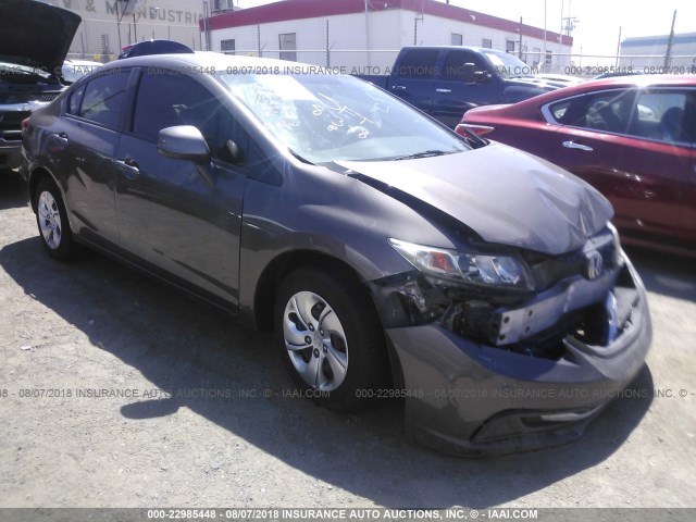 2HGFB2F56DH593417 - 2013 HONDA CIVIC LX 米色 照片 1