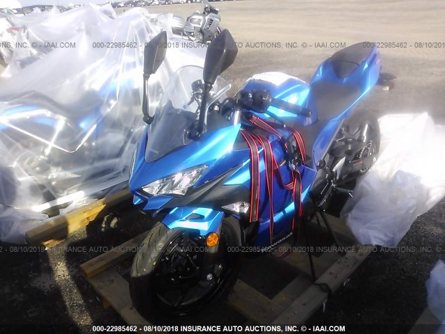 JKAEXKH1XJDA13548 - 2018 KAWASAKI EX400 BLUE photo 2