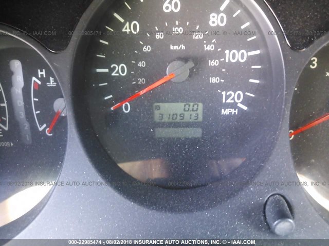 JF1SG65653H770811 - 2003 SUBARU FORESTER 2.5XS Қызыл фото 7