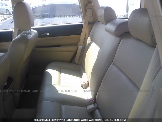 JF1SG65653H770811 - 2003 SUBARU FORESTER 2.5XS Қызыл фото 8