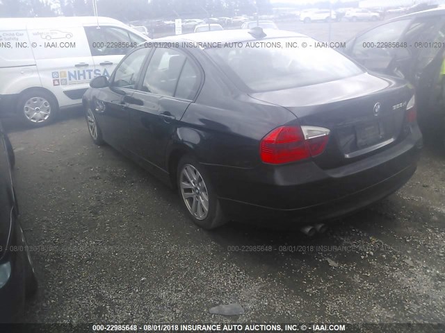 WBAVC93567KX53049 - 2007 BMW 328 XI BLACK photo 3