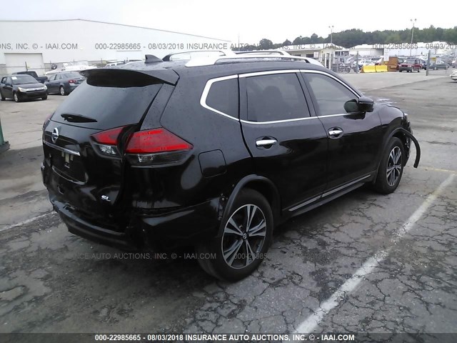 JN8AT2MT1HW407270 - 2017 NISSAN ROGUE S/SL/SV BLACK photo 4